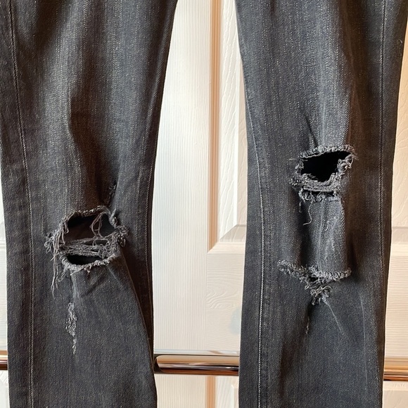 rag & bone jeans The Skinny in Rock with Holes sz 27 - Picture 5 of 14
